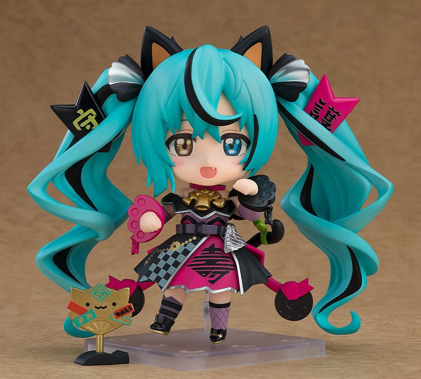 Character Vocal Series 01 Nendoroid Actionfigur Hatsune Miku: Black Maneki Miku Ver. 10 cm