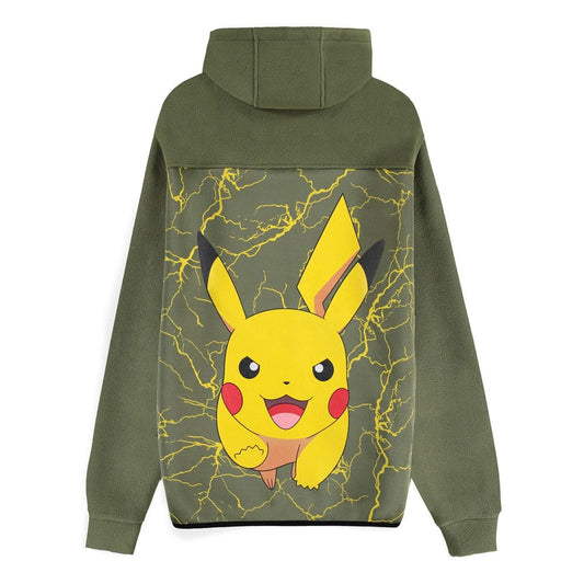 Pokémon Kapuzenpullover mit Reißverschluß Pikachu  Größe L