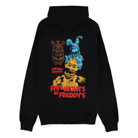 Five Nights at Freddy's Kapuzenpullover mit Reißverschluß Can You Survive Größe S