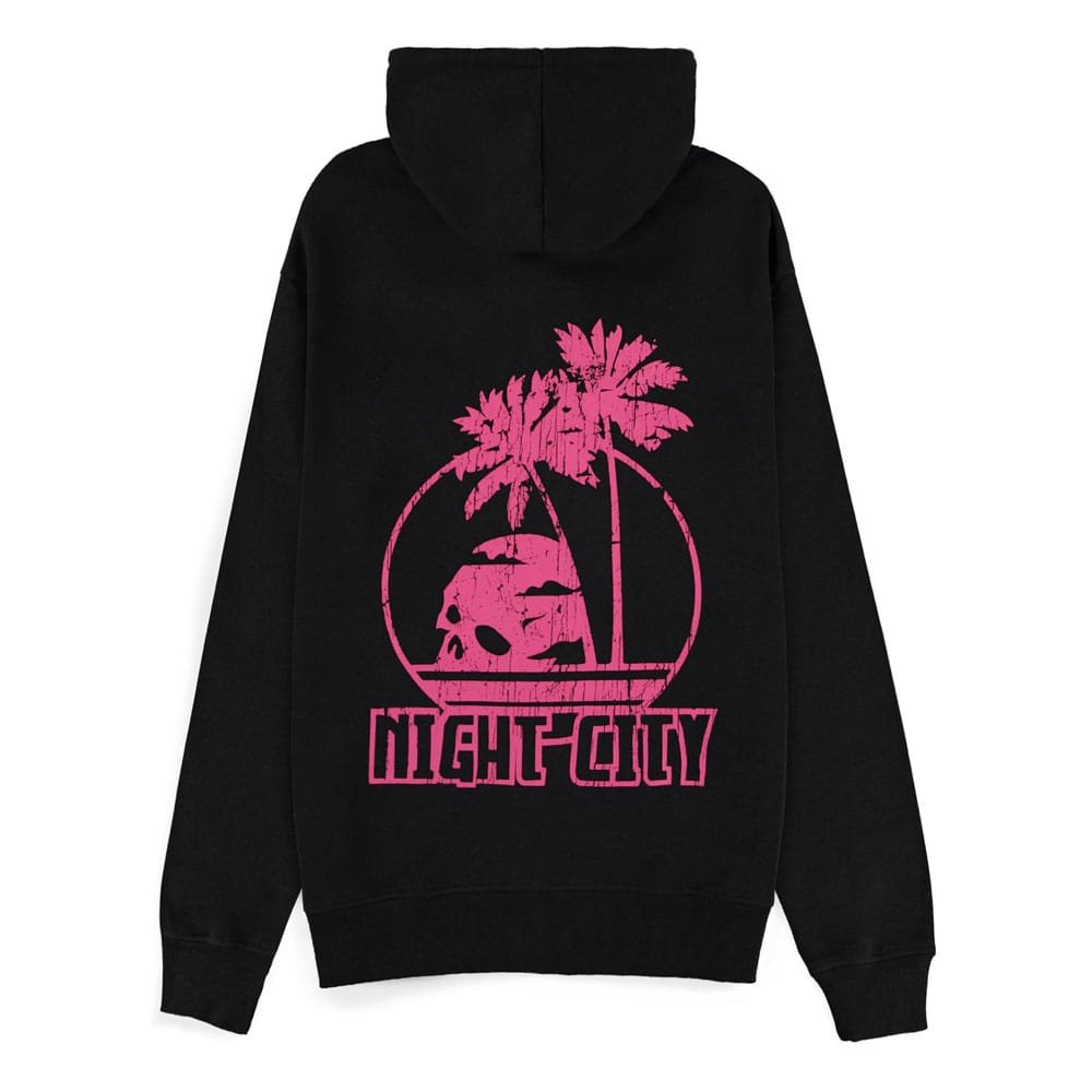 Cyberpunk 2077 Kapuzenpullover mit Reißverschluß Night City