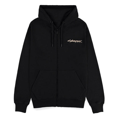Cyberpunk 2077 Kapuzenpullover mit Reißverschluß Night City Größe S