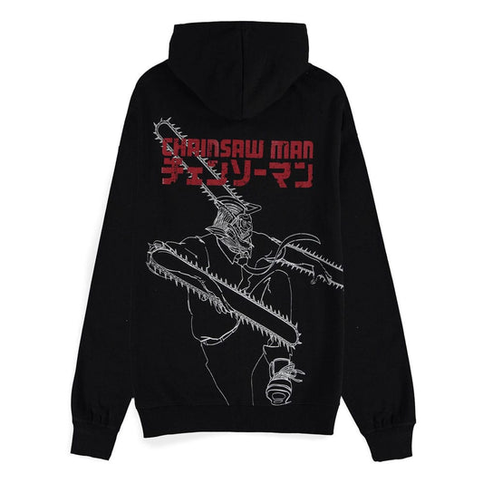 Chainsaw Man Kapuzenpullover mit Reißverschluß Chainsaw Devil  Größe XL