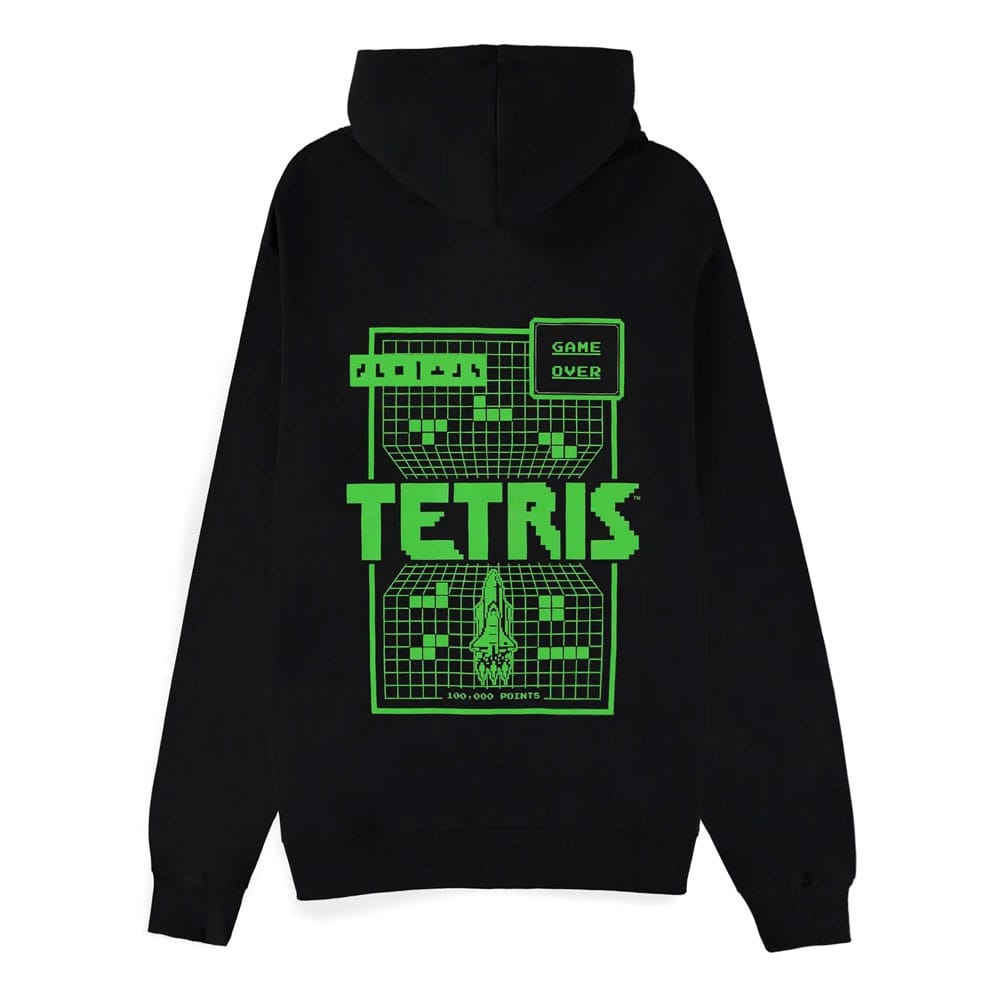 Tetris Kapuzenpullover mit Reißverschluß Game Over
