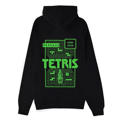 Tetris Kapuzenpullover mit Reißverschluß Game Over  Größe L