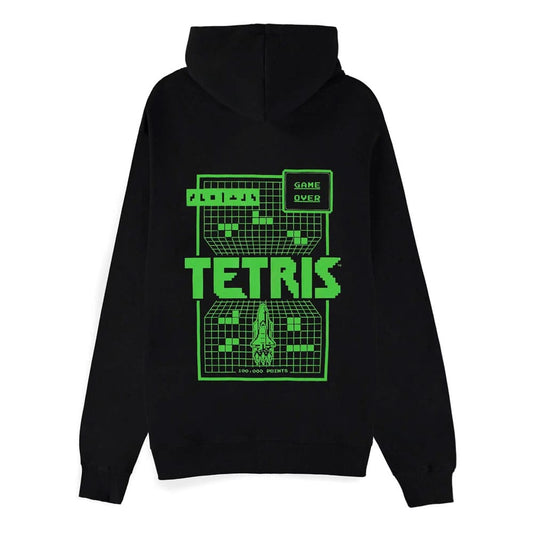 Tetris Kapuzenpullover mit Reißverschluß Game Over  Größe L