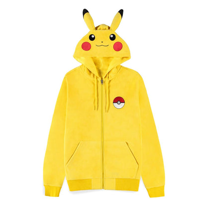 Pokémon Kapuzenjacke mit Reißverschluß Pikachu  Größe XL