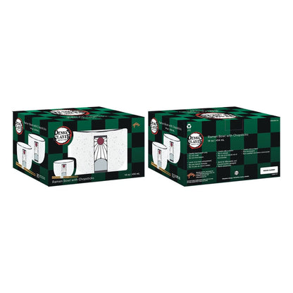 Demon Slayer Ramen-Schüssel mit Stäbchen Logo 414 ml