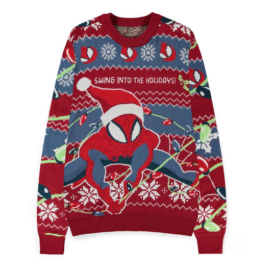 Spider-Man Pullover Swing into the Holidays (Christmas Jumper) Größe L