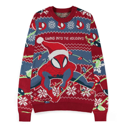 Spider-Man Pullover Swing into the Holidays (Christmas Jumper) Größe XL