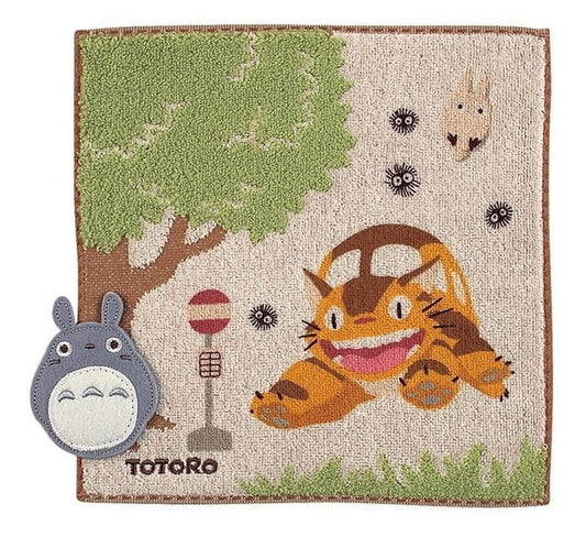 Mein Nachbar Totoro Mini-Handtuch Bus Stop 25 x 25 cm