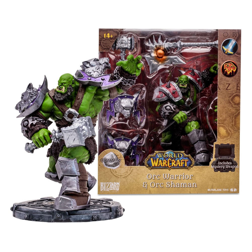 World of Warcraft Actionfigur Orc: Shaman / Warrior 15 cm