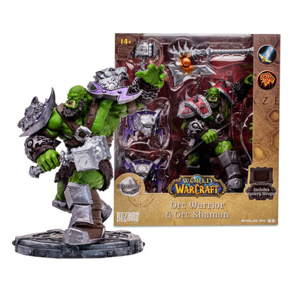 World of Warcraft Actionfigur Orc: Shaman / Warrior 15 cm