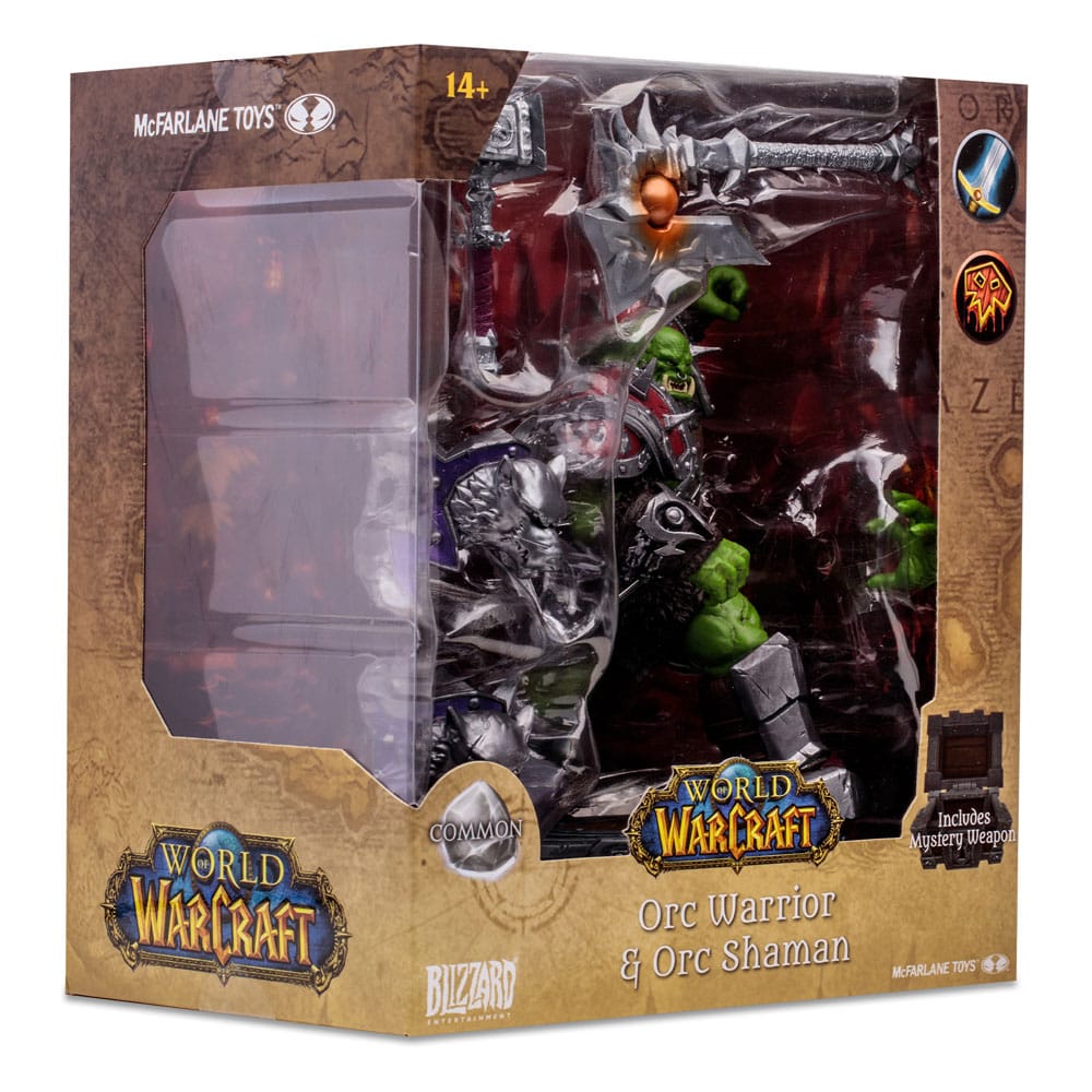 World of Warcraft Actionfigur Orc: Shaman / Warrior 15 cm