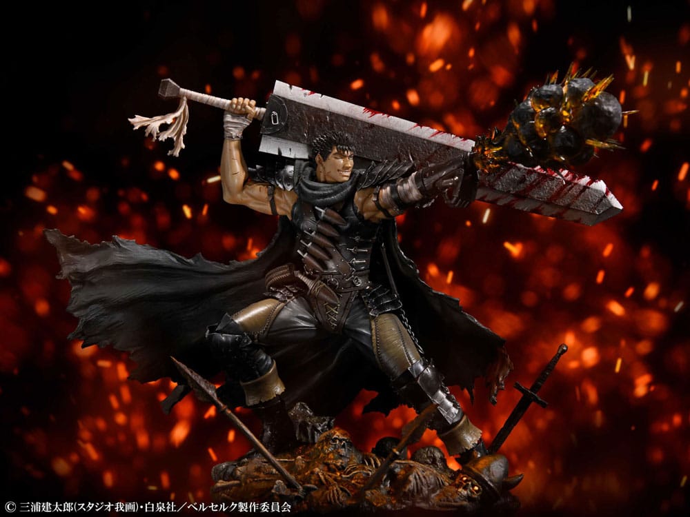 Berserk PVC Statue 1/7 Guts Black Swordsman Ver. 26 cm