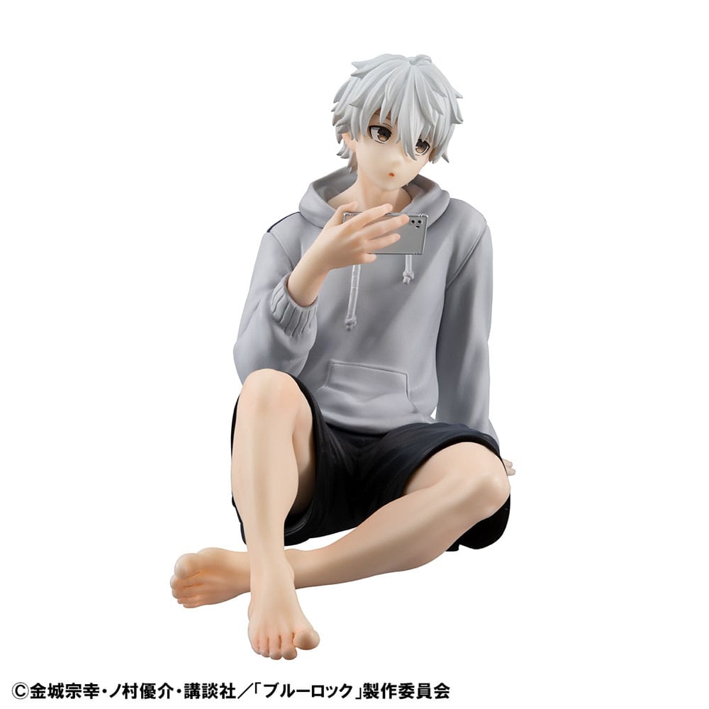 Blue Lock G.E.M. Serie PVC Statue Seishiro Nagi Repaint Ver. Palm Size 9 cm