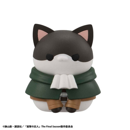 Attack on Titan Mega Cat Project Attack on Tinyan Sammelfiguren Gathering Scout Regiment danyan! 3 cm Sortiment (8)