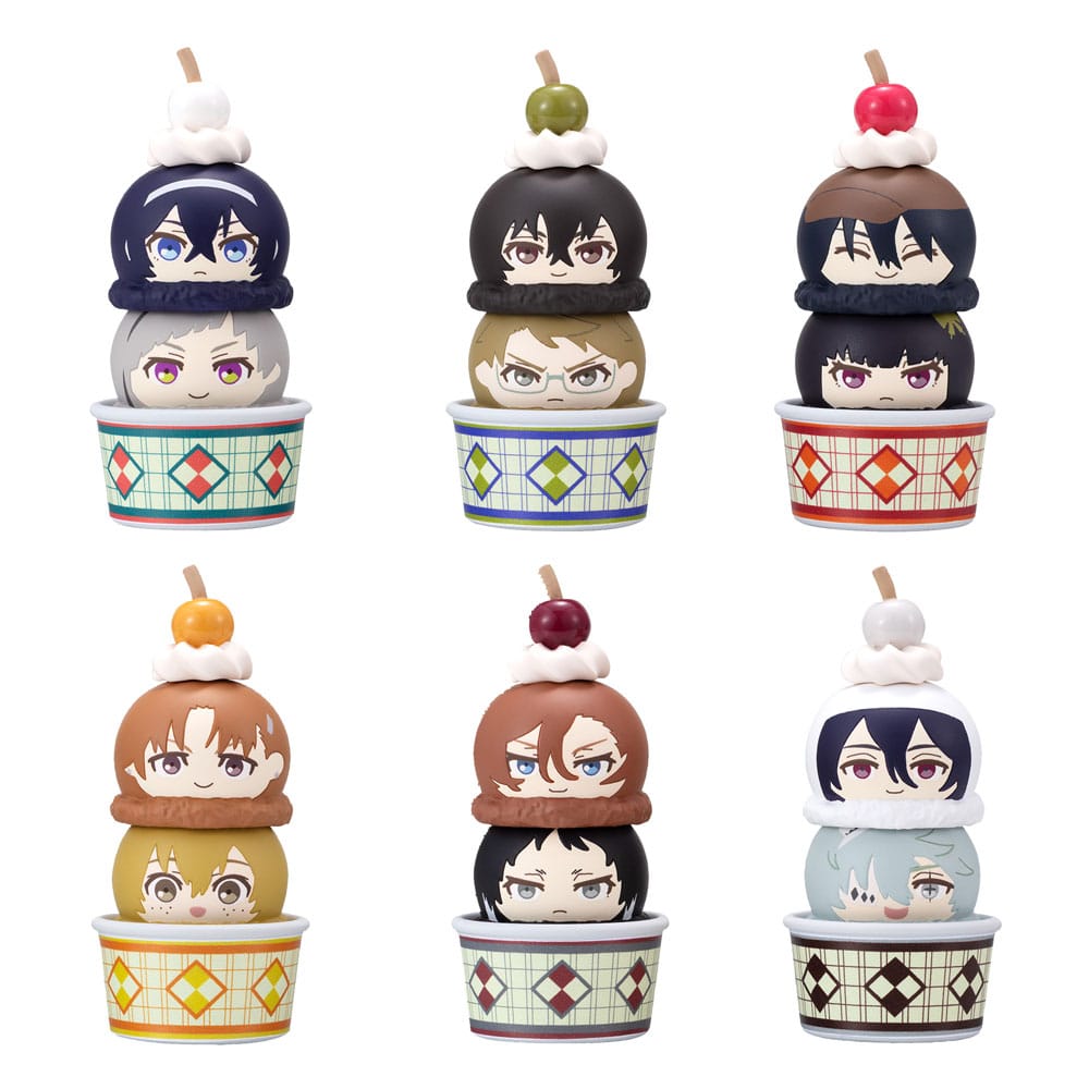 Bungo Stray Dogs Tsumichen Stack up & Change Sammelfiguren 8 cm Sortiment (6)