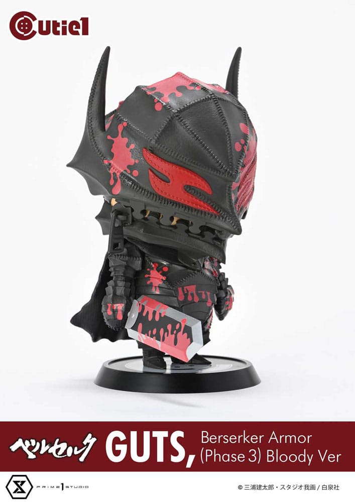 Berserk Cutie1 PVC Figur Guts Berserker Armor (Phase 3) Bloody Ver. 12 cm
