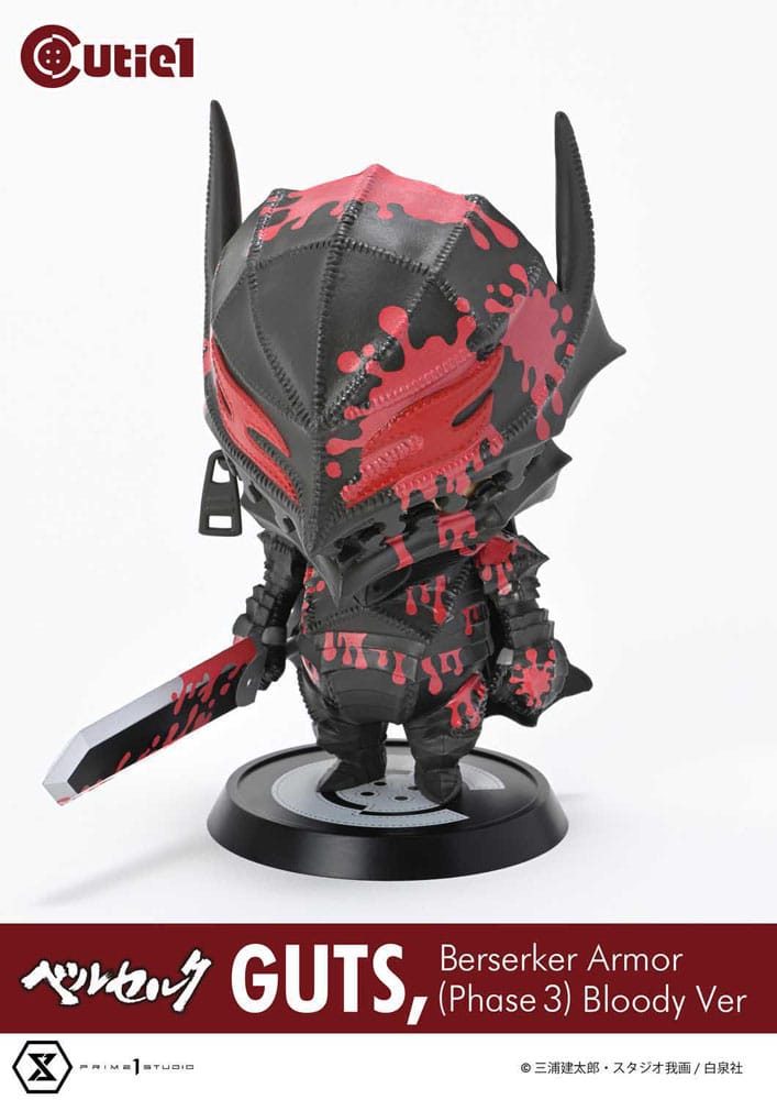 Berserk Cutie1 PVC Figur Guts Berserker Armor (Phase 3) Bloody Ver. 12 cm