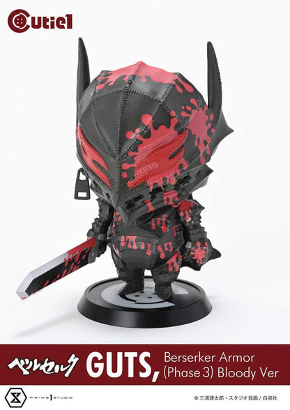 Berserk Cutie1 PVC Figur Guts Berserker Armor (Phase 3) Bloody Ver. 12 cm