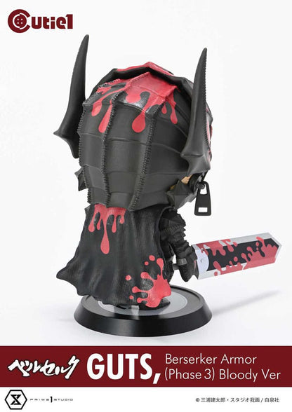 Berserk Cutie1 PVC Figur Guts Berserker Armor (Phase 3) Bloody Ver. 12 cm
