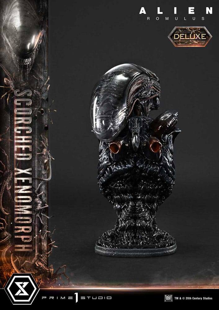 Alien: Romulus Museum Masterline XL Statue 1/3 Scorched Xenomorph Deluxe Version 98 cm