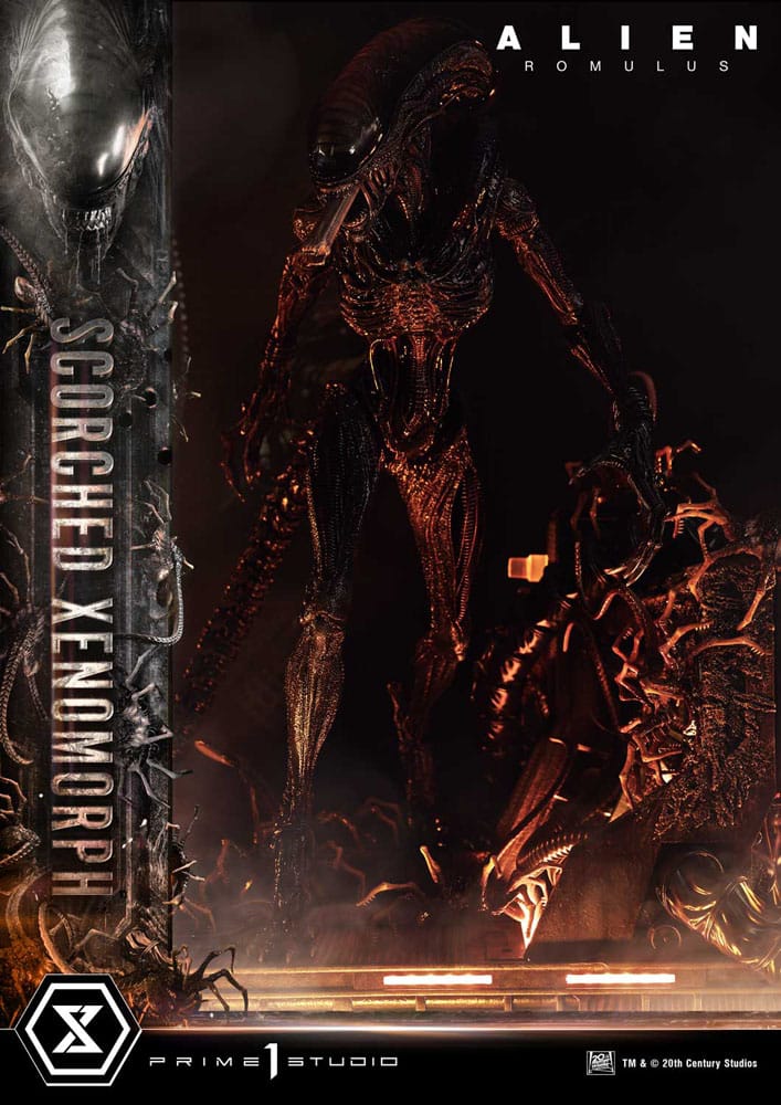 Alien: Romulus Museum Masterline XL Statue 1/3 Scorched Xenomorph 98 cm