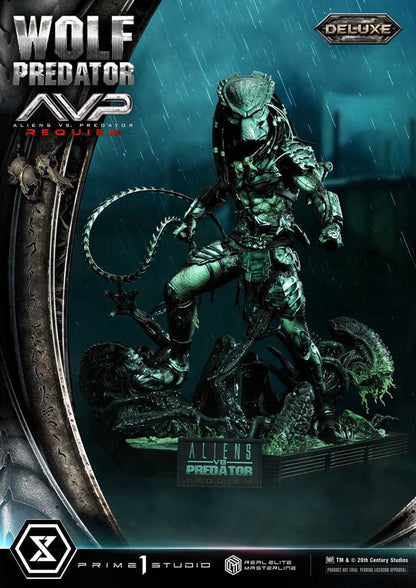 Alien vs. Predator Real Elite Masterline Series Statue 1/3 Requiem Wolf Predator Deluxe Ver. 95 cm