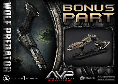 Alien vs. Predator Real Elite Masterline Series Statue 1/3 Requiem Wolf Predator Deluxe Bonus Ver. 95 cm