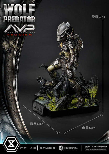 Alien vs. Predator Real Elite Masterline Series Statue 1/3 Requiem Wolf Predator 95 cm