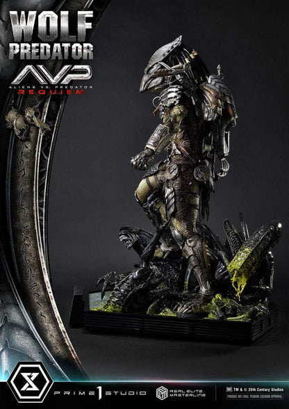 Alien vs. Predator Real Elite Masterline Series Statue 1/3 Requiem Wolf Predator 95 cm