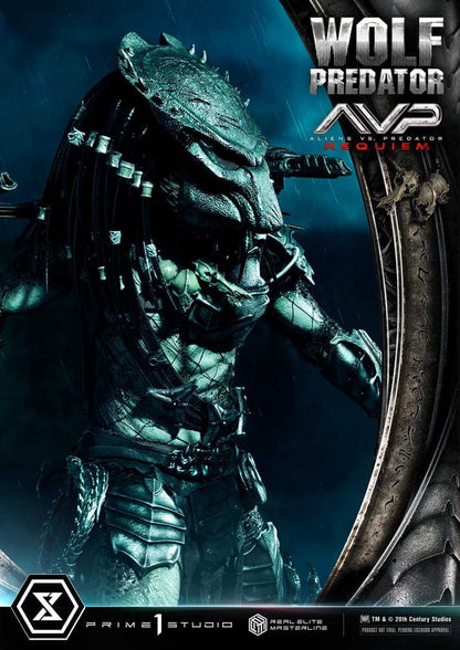 Alien vs. Predator Real Elite Masterline Series Statue 1/3 Requiem Wolf Predator 95 cm