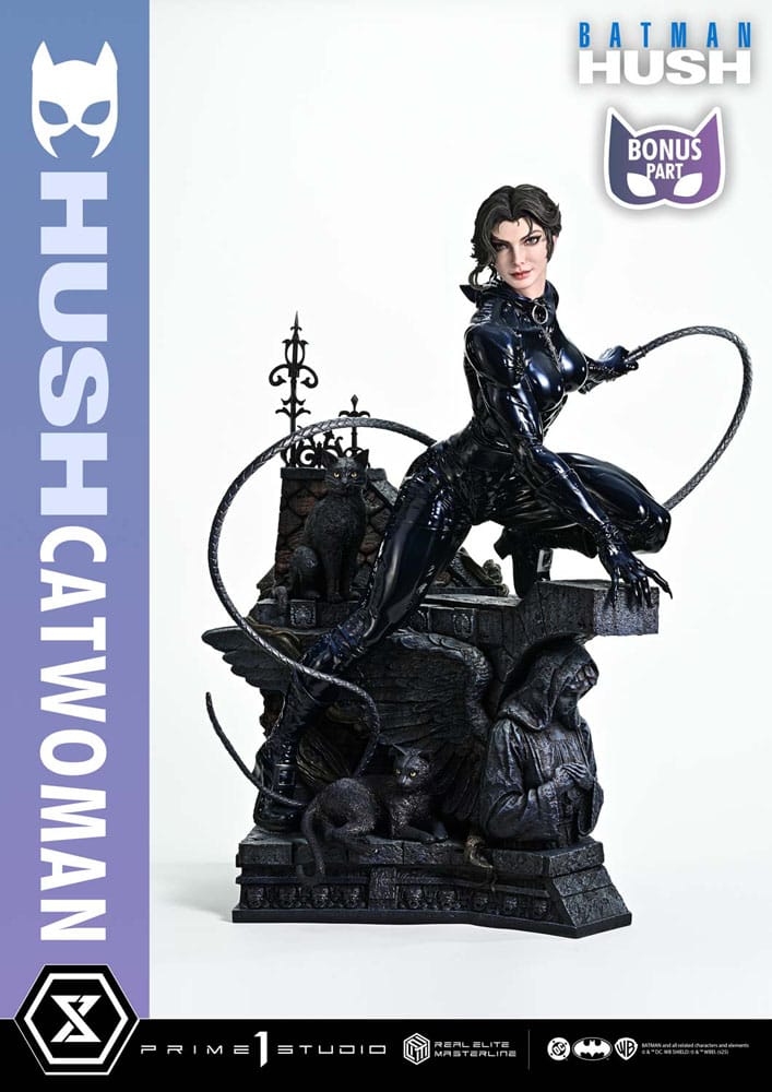 Batman: Hush (Comics) Real Elite Masterline Series Statue 1/3 Catwoman Deluxe Bonus Version 65 cm