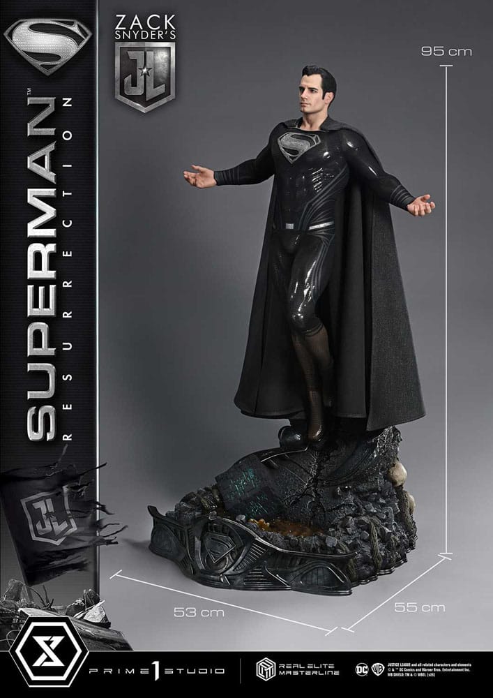 Zack Snyder's Justice League Real Elite Masterline Series Statue 1/3 Superman Resurrection 95 cm