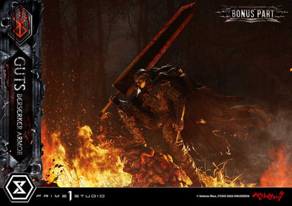 Berserk Ultimate Premium Masterline Series Statue 1/4 Guts, Berserker Armor Grunbeld vs. Guts Deluxe Bonus Version 94 cm