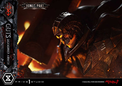 Berserk Ultimate Premium Masterline Series Statue 1/4 Guts, Berserker Armor Grunbeld vs. Guts Deluxe Bonus Version 94 cm