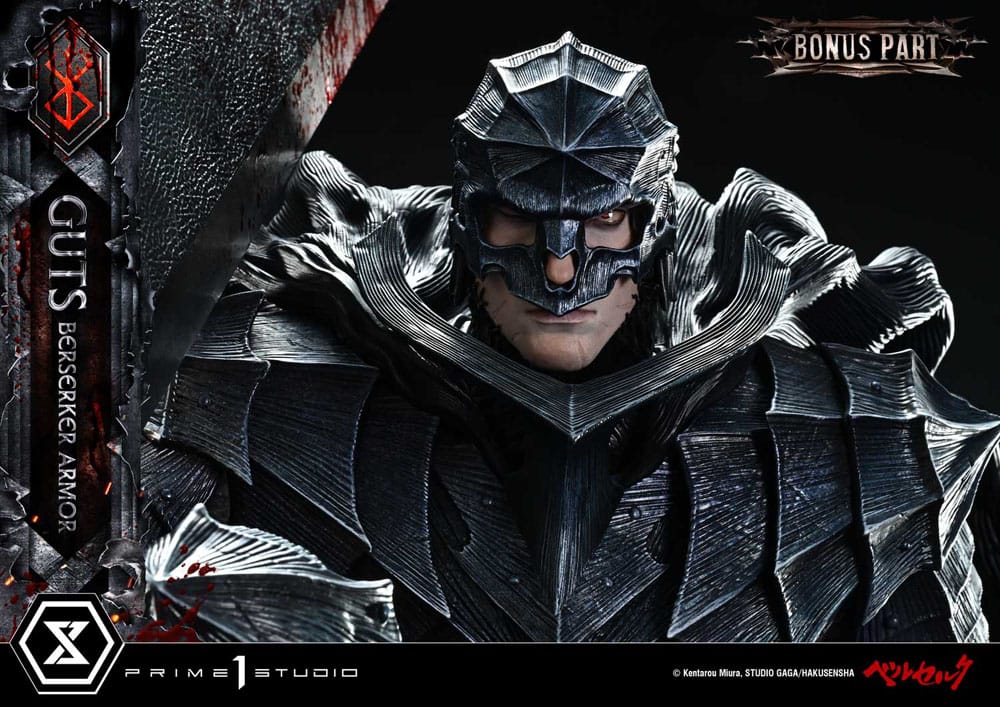 Berserk Ultimate Premium Masterline Series Statue 1/4 Guts, Berserker Armor Grunbeld vs. Guts Deluxe Bonus Version 94 cm