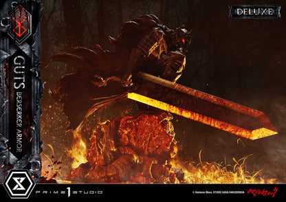 Berserk Ultimate Premium Masterline Series Statue 1/4 Guts, Berserker Armor Grunbeld vs. Guts Deluxe Bonus Version 94 cm