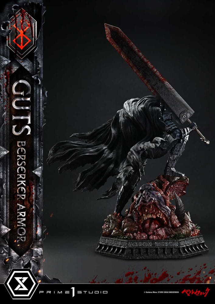 Berserk Ultimate Premium Masterline Series Statue 1/4 Guts, Berserker Armor Grunbeld vs. Guts 94 cm