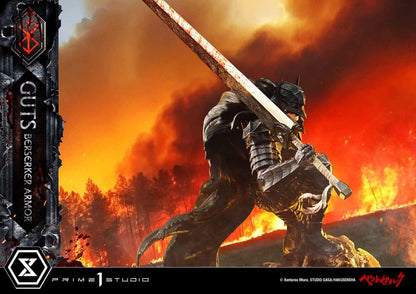 Berserk Ultimate Premium Masterline Series Statue 1/4 Guts, Berserker Armor Grunbeld vs. Guts 94 cm