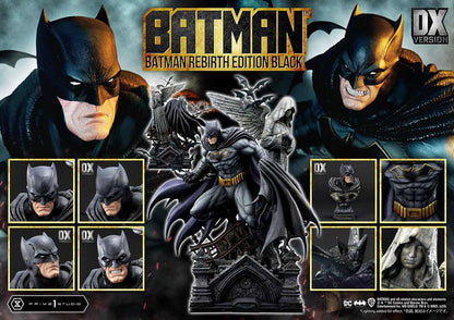 Batman Ultimate Premium Masterline Series Statue 1/4 Batman Rebirth Edition Black Deluxe Version 71 cm