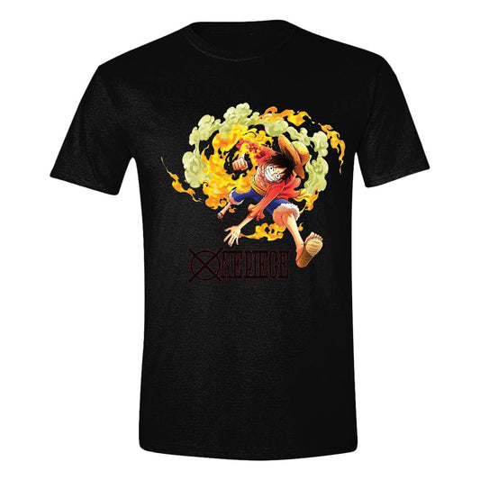 One Piece T-Shirt Luffy Attack Größe M