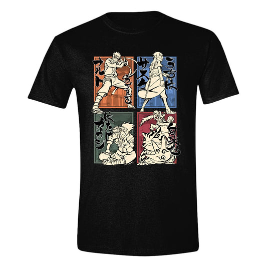 Naruto T-Shirt Character Sketches  Größe XL