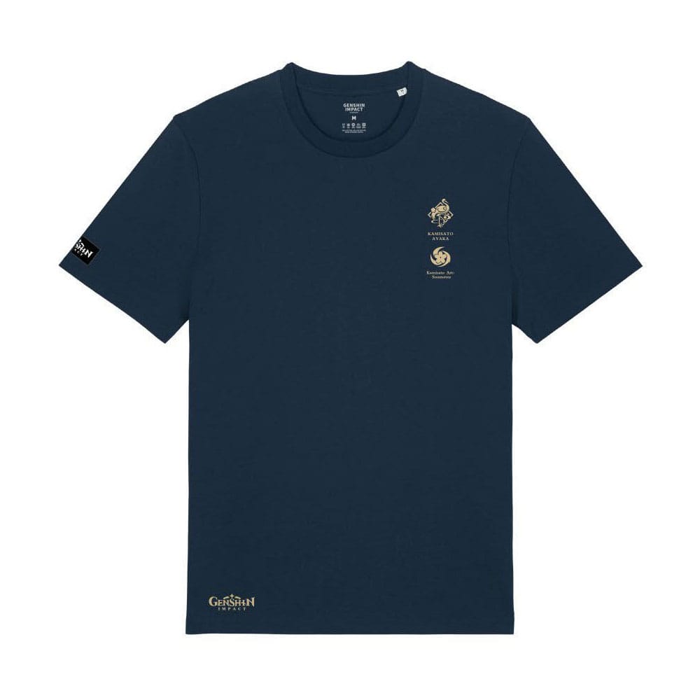 Genshin Impact T-Shirt Kamisato Ayaka Frostlake Heron   Größe L