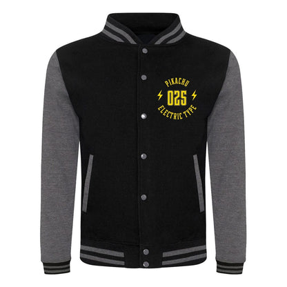 Pokemon Varsity Sweatjacke Collegiate Pikachu Größe S