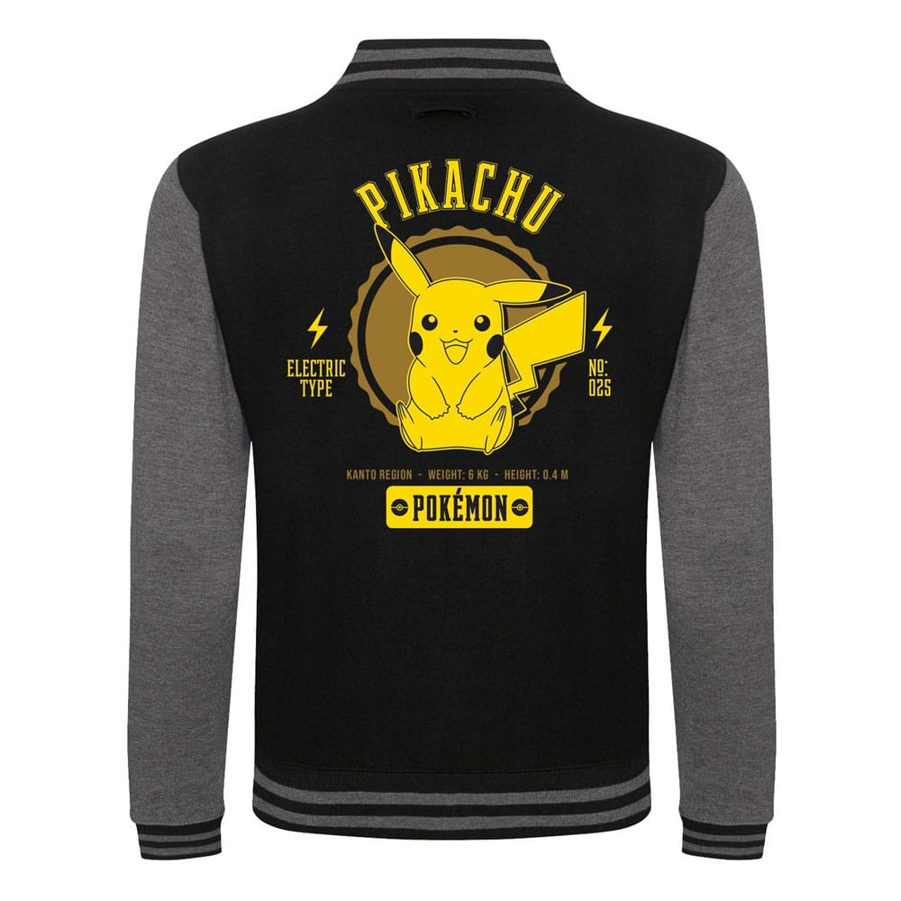 Pokemon Varsity Sweatjacke Collegiate Pikachu Größe XL