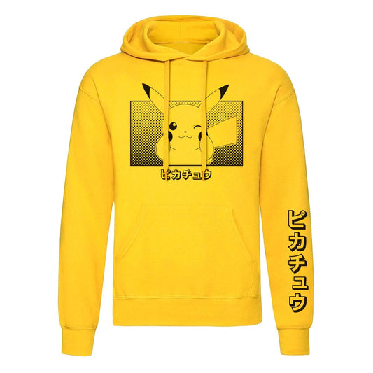 Pokemon Kapuzenpullover Pikachu Katakana