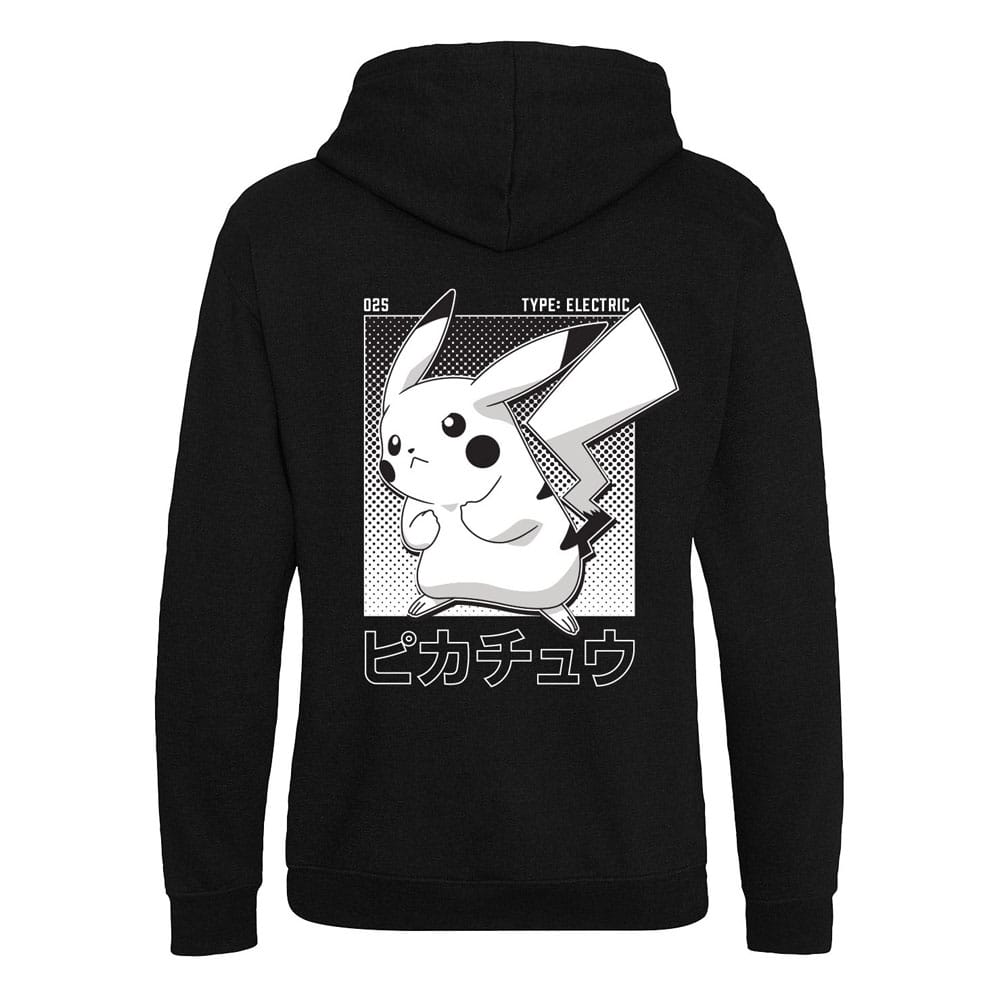 Pokemon Kapuzenpullover Halftone Pikachu Größe XL