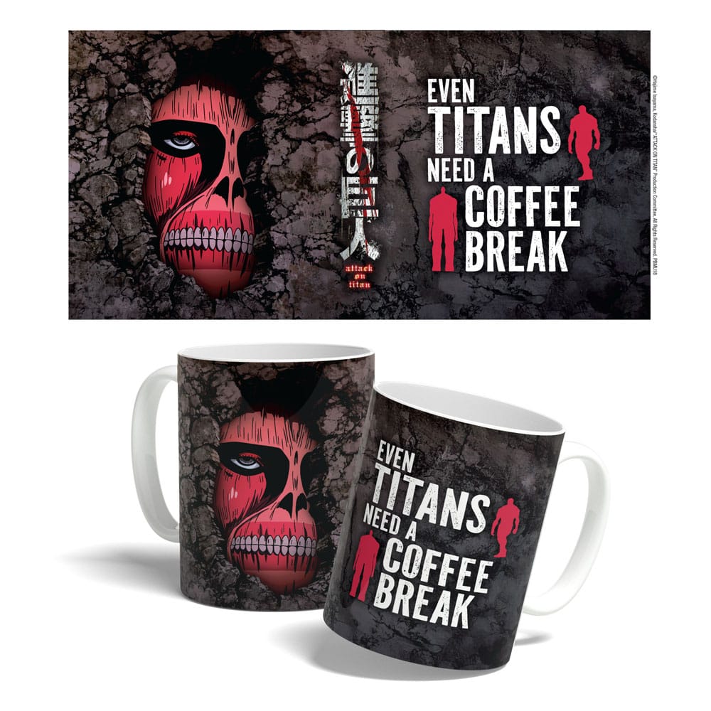 Attack on Titan Tasse Titan Coffee Break Time 325 ml
