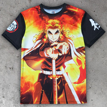 Demon Slayer: Kimetsu no Yaiba T-Shirt Kyojuro Rengoku  Größe M